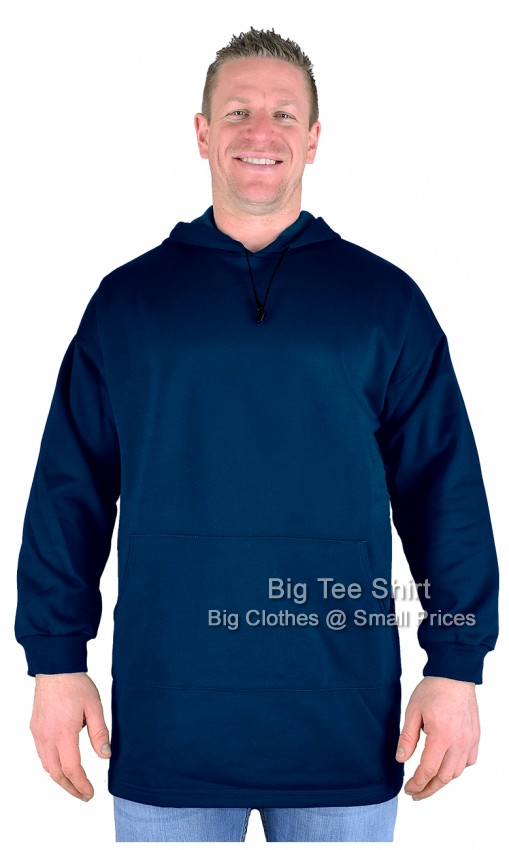 Navy Blue Big Tee Shirt Hector Pullover Hoodie