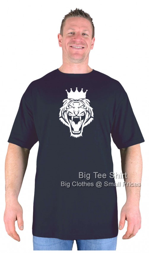 Black Big Tee Shirt Tiger King T-Shirt