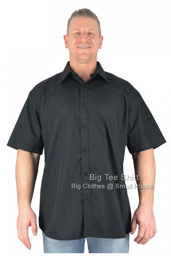 Black Metaphor Carter Plain Short Sleeve Shirt