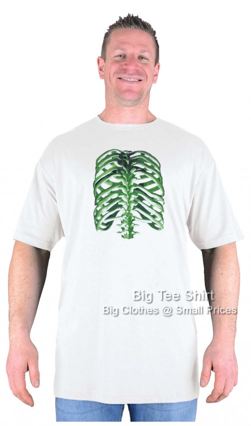 White Big Tee Shirt Being Boney T-Shirt