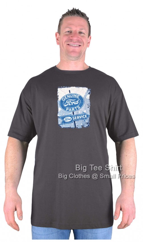Charcoal Grey Big Tee Shirt Ford Service T-Shirt