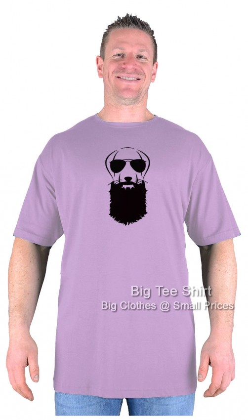 Lilac Big Tee Shirt Hipster Mutt T-Shirt
