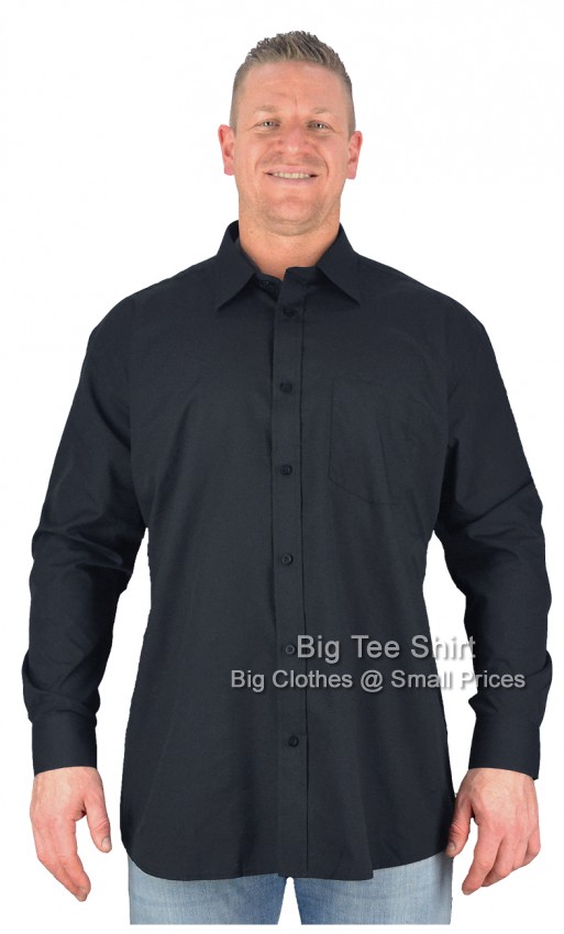 Black Metaphor Reagan Plain Long Sleeve Shirt