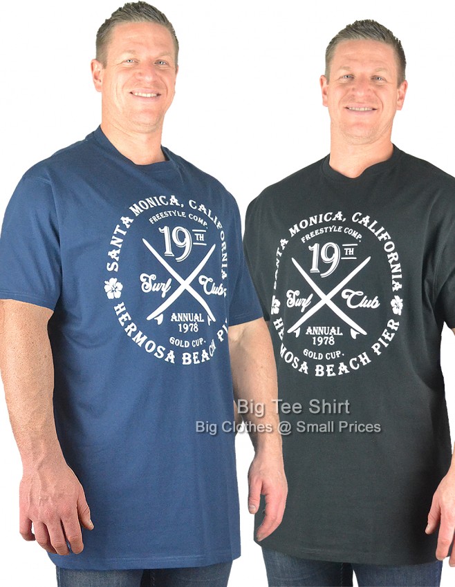 Black and Navy Blue Kam Pense TWIN PACK T-Shirts