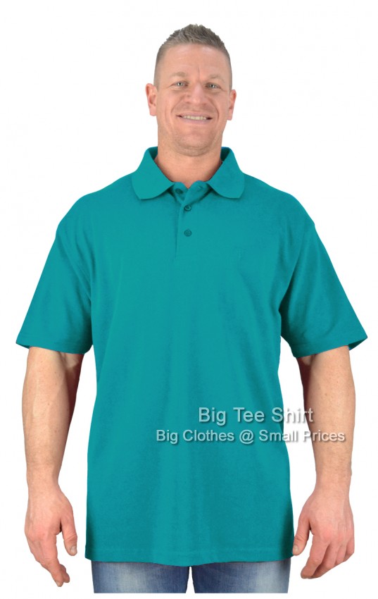 Turquoise Espionage Maz Cotton Polo Shirts
