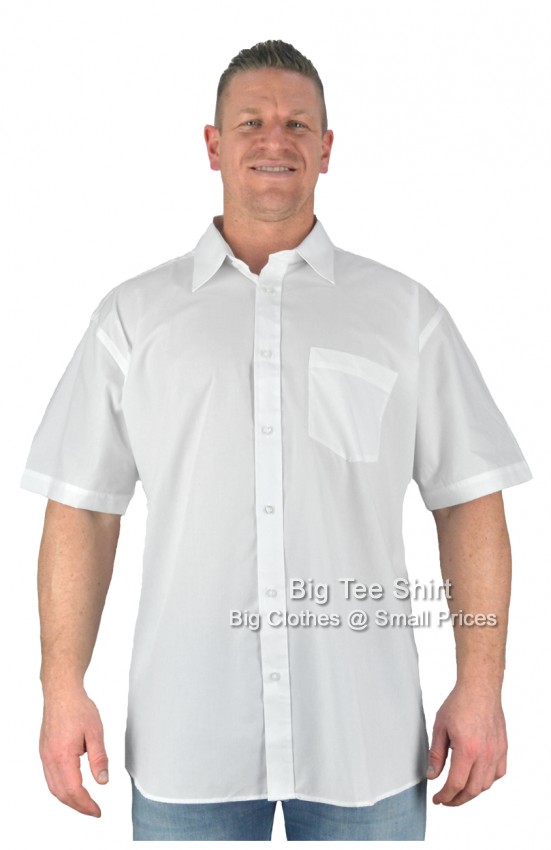 White Metaphor Carter Plain Short Sleeve Shirt