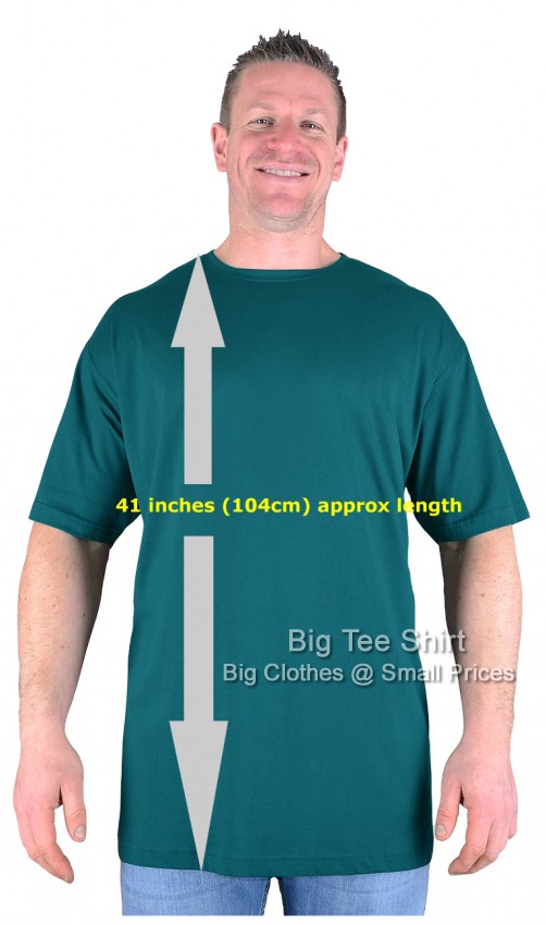 Emerald Green Big Tee Shirt Pat Long Tall T Shirt/Nightshirt