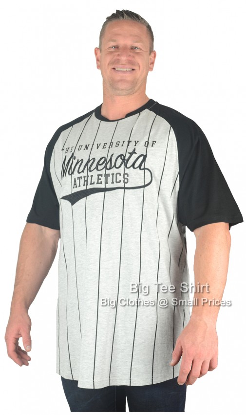 Grey Kam Sota Baseball Themed T- Shirt