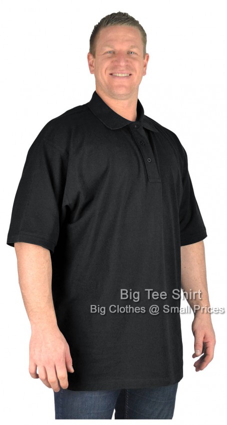 Black BTSDURAN Pique Polo Shirt