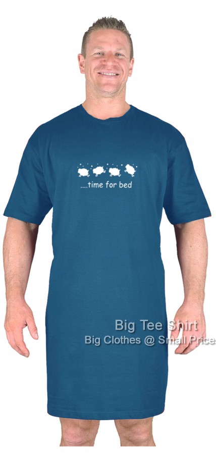 Denim Blue Big Tee Shirt Sheepy Nightshirt