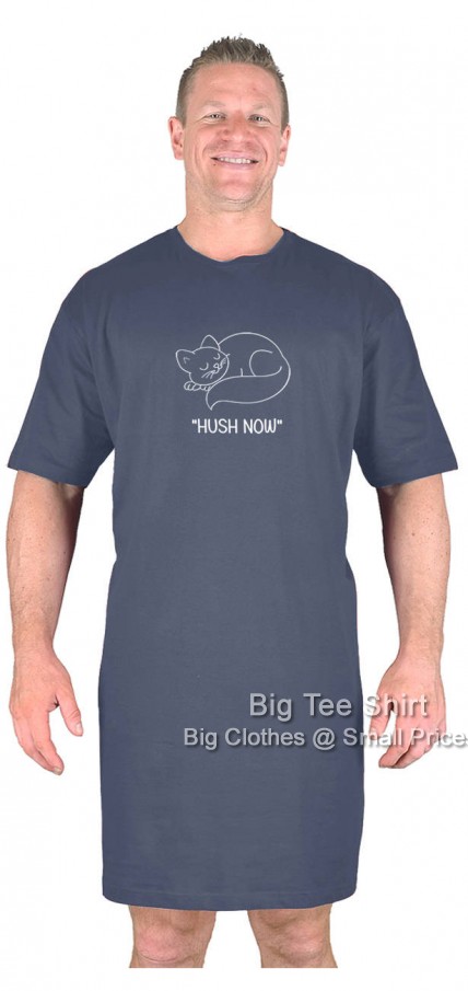 Charcoal Grey Big Tee Shirt Hush Nightshirt 