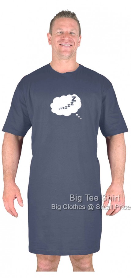 Charcoal Grey Big Tee Shirt Dreams Nightshirt