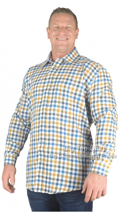 Blue Mustard County Long Sleeve Shirt 