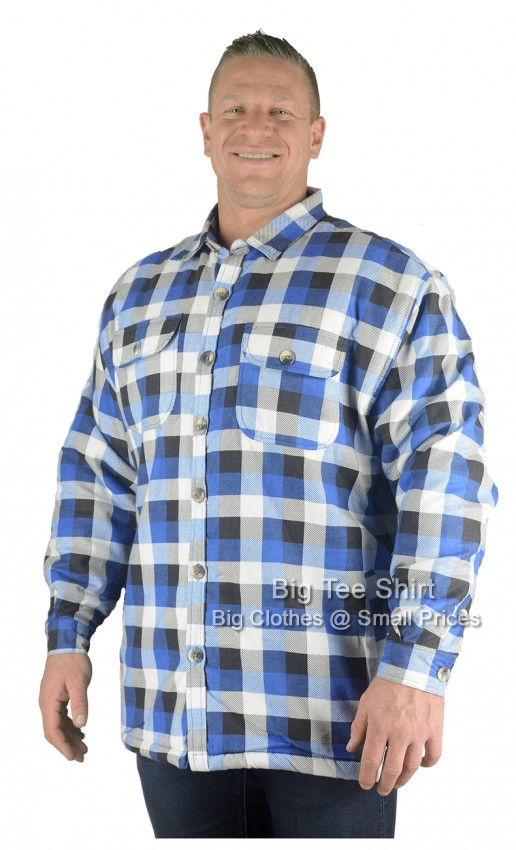 Navy Blue Kam Pepson Fleece Lined Work Shirt - EOL