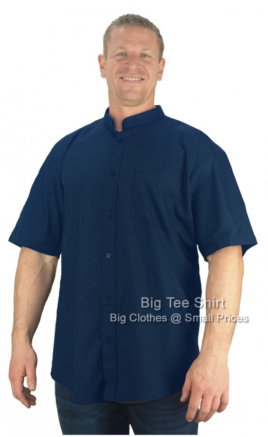 Atlantic Cotton Valley Davis Short Sleeve Grandad Shirt