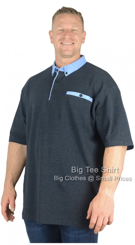 Navy Blue  Forge Cellon Polo Shirt - EOL