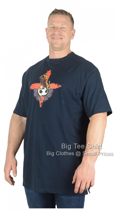 Navy Blue Metaphor England Lion T-Shirt