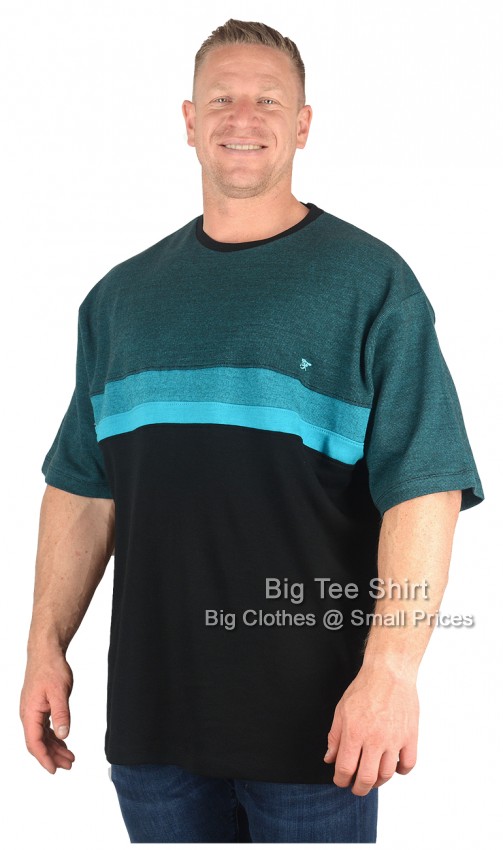 Black Teal Forge Peffan Medium Weight T-Shirt