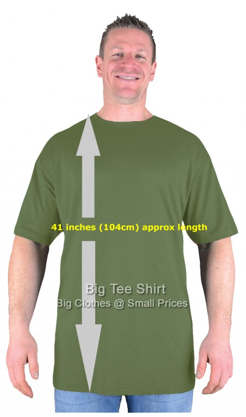 Moss Big Tee Shirt Long Tall T Shirt/Nightshirt