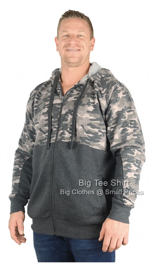 Charcoal Grey Kam Watsen Zip Up Hoodie