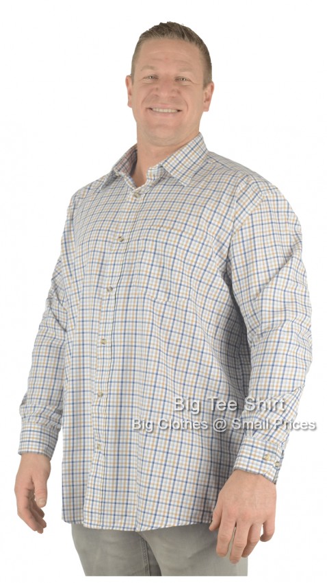 Blue Gold  County Long Sleeve Shirt 