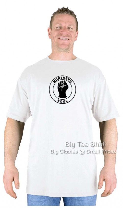 White Big Tee Shirt Northern Soul T-Shirt 