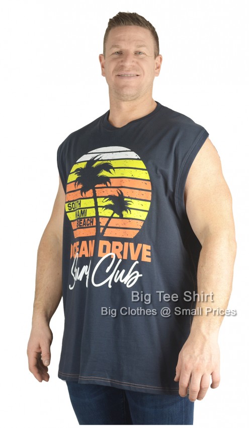 Indigo Blue Kam Chalmer Sleeveless T-Shirt - EOL