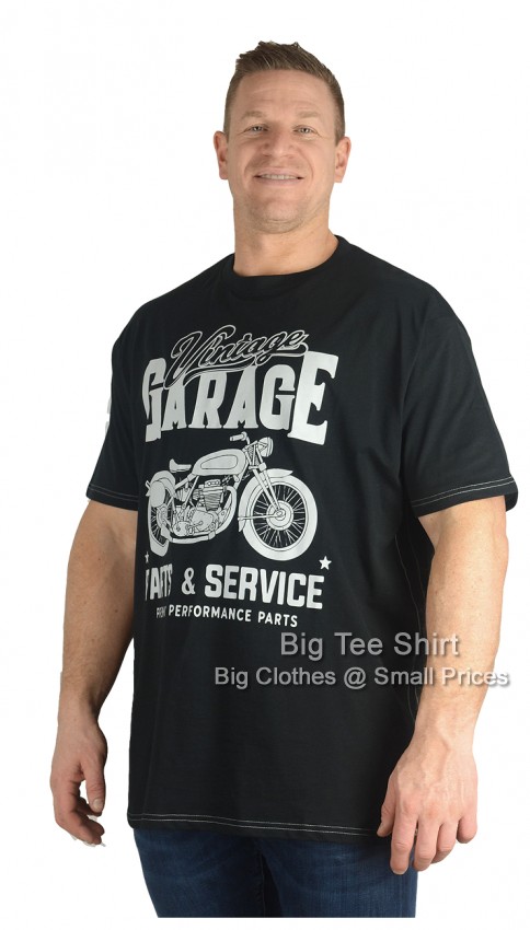 Black  Kam Vintage Garage T-Shirt - EOL