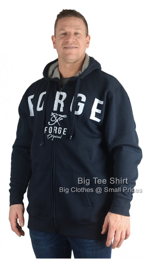 Navy Blue Forge Pilgrimm Zip Hoodie