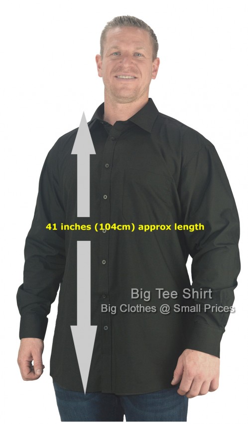 Black Big Tee Shirt Mort Extra Tall Long Sleeve Shirt 