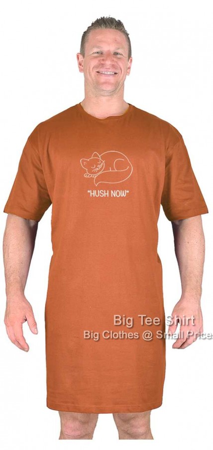 Soft Orange Big Tee Shirt Hush Nightshirt