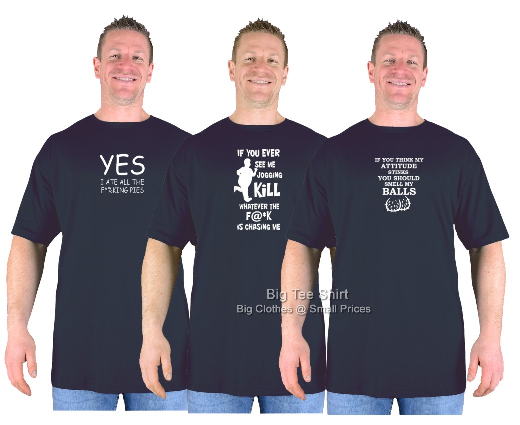 Big Tee Shirt Value Triple Pack T-Shirts (PACK A)
