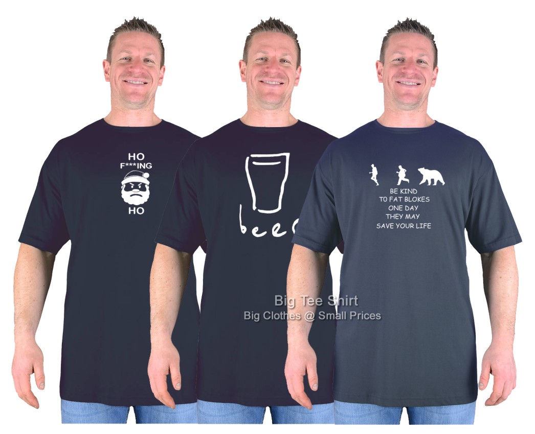 Big Tee Shirt Value Triple Pack T-Shirts (PACK D)