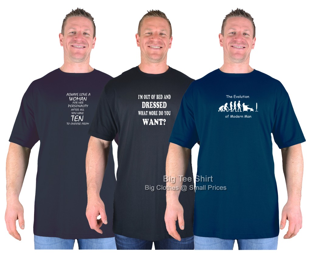 Big Tee Shirt Value Triple Pack T-Shirts (PACK I)