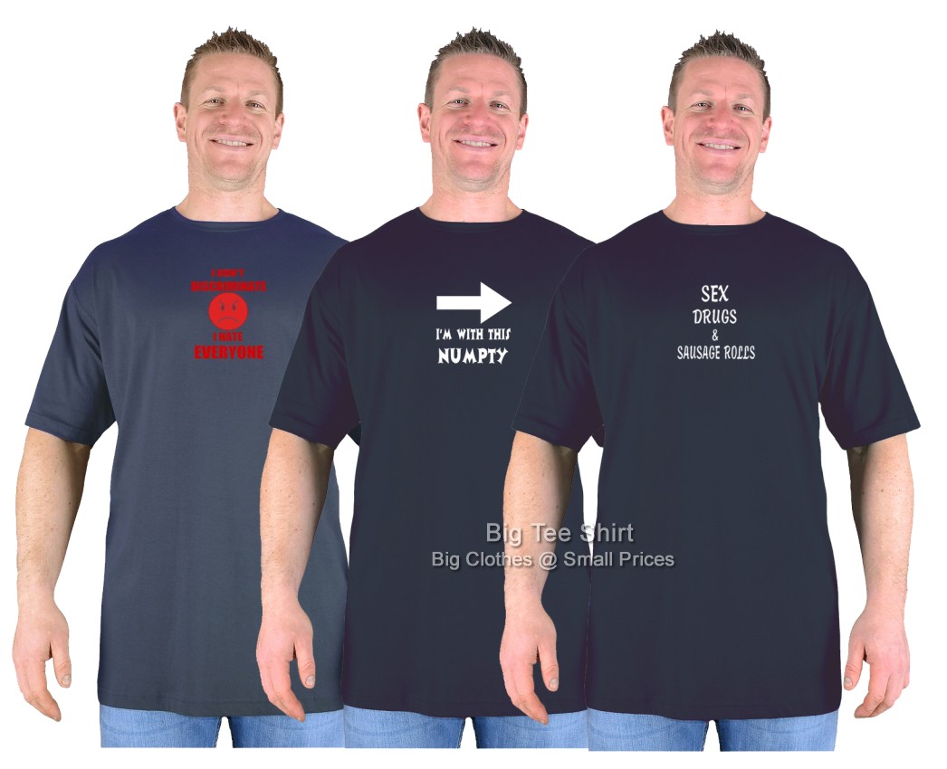 Big Tee Shirt Value Triple Pack T-Shirts (PACK J)