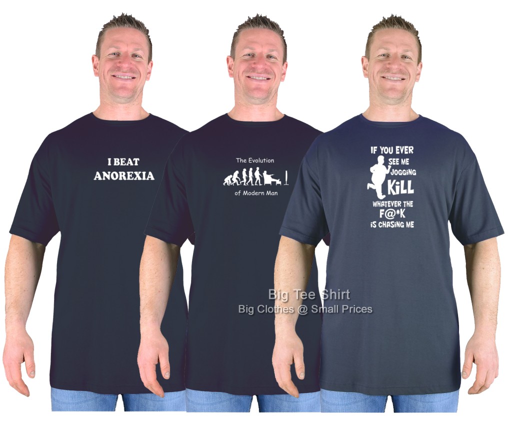 Big Tee Shirt Value Triple Pack T-Shirts (PACK K)