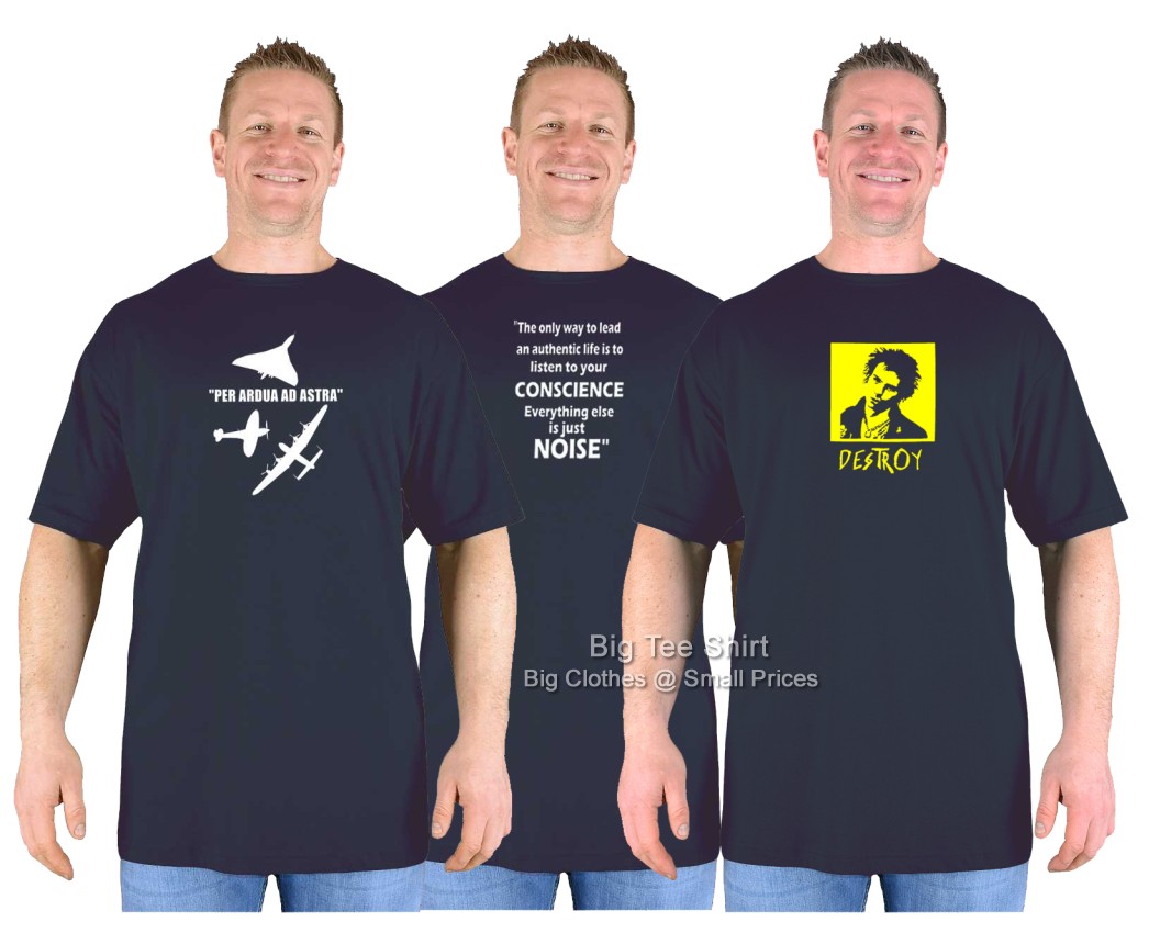 Black Big Tee Shirt Value Triple Pack T-Shirts