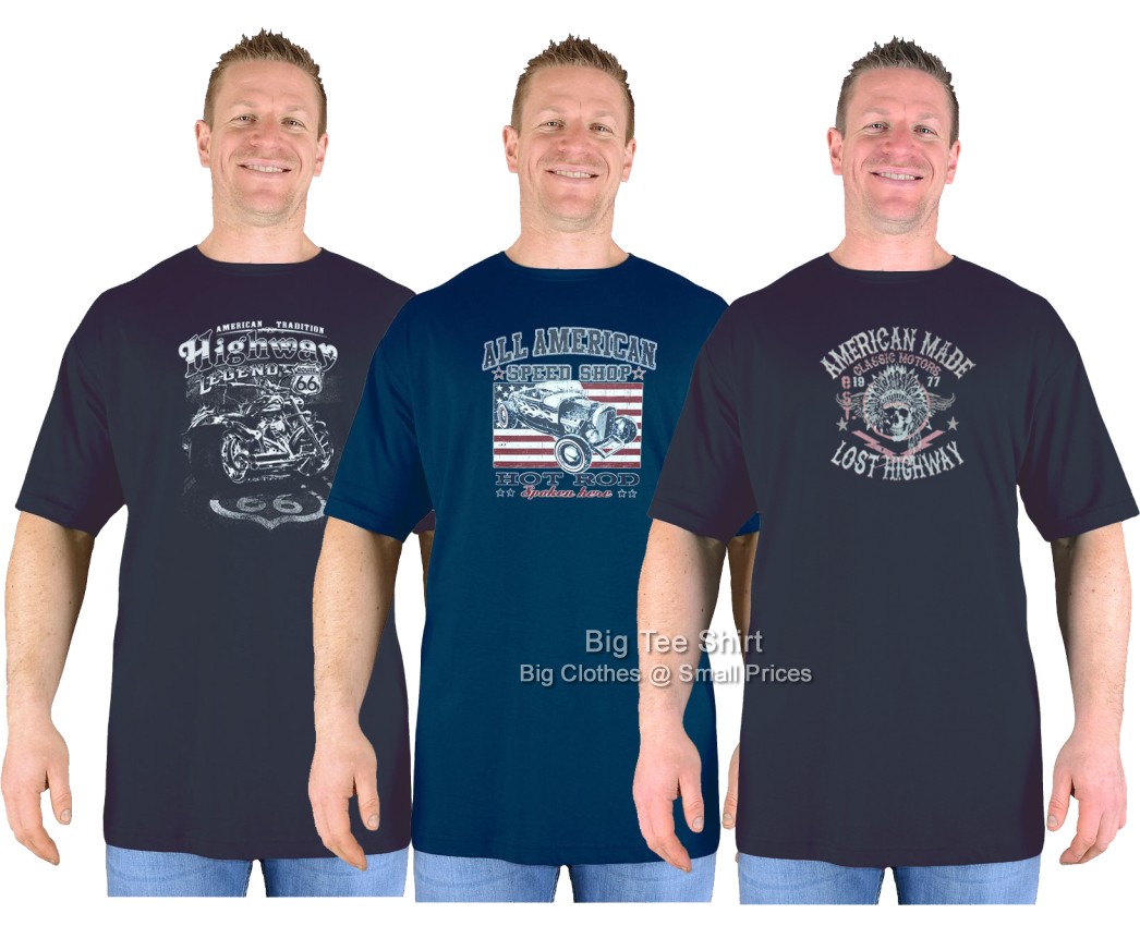Big Tee Shirt Value Triple Pack T-Shirts (PACK S)