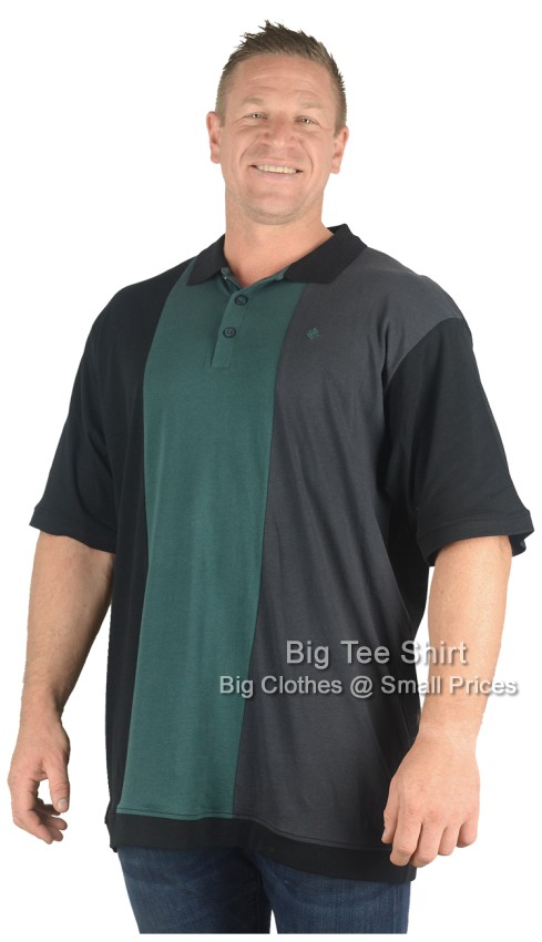 Black Green Espionage Coopen Polo Shirt 