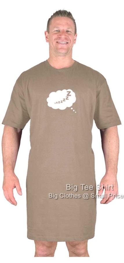 Taupe Big Tee Shirt Dreams Nightshirt