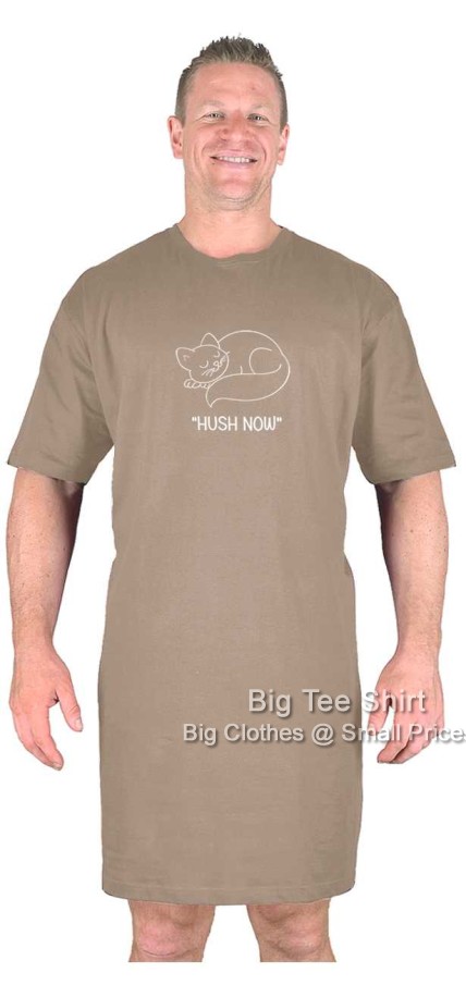 Taupe Big Tee Shirt Hush Nightshirt