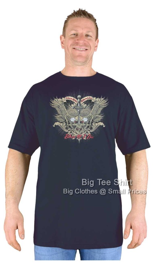 Black Big Tee Shirt Biker Covenant T-Shirt
