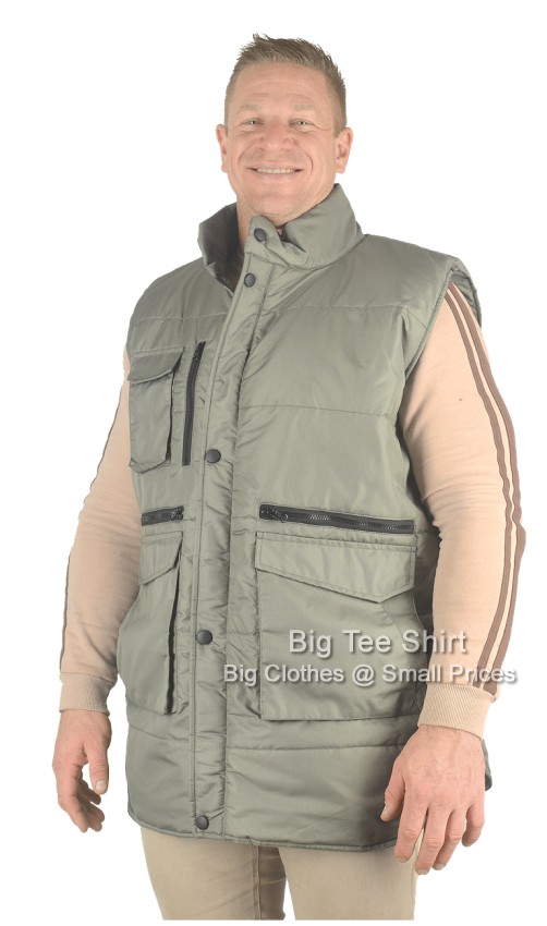 Olive Kam Pep Multipocket Gilet - EOL