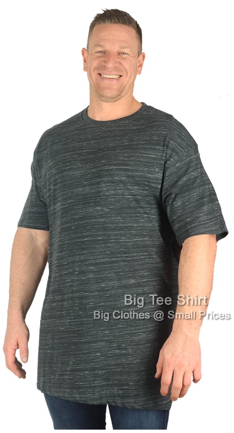 Black Kam Dudley Marl Fashion T-Shirt - EOL