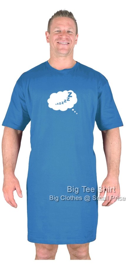 Mid Blue Big Tee Shirt Dreams Nightshirt