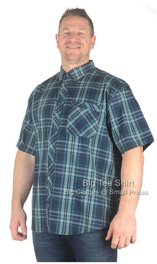 Teal Kam Toldo Short Sleeve Shirt  - EOL