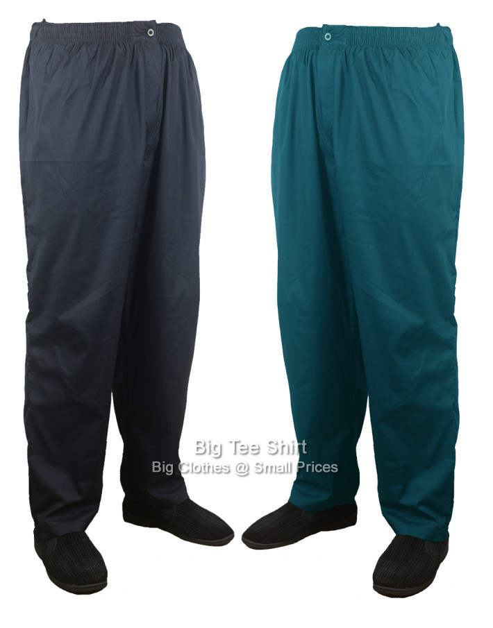 Teal Navy Blue Forge Danjo Twin Pack Pyjama Bottoms
