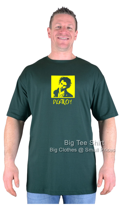 Bottle Green Big Tee Shirt Sid Destroy T-Shirt