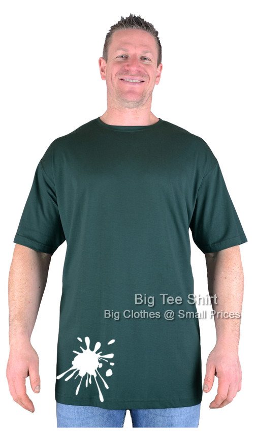 Bottle Green Big Tee Shirt Splatt T-Shirt