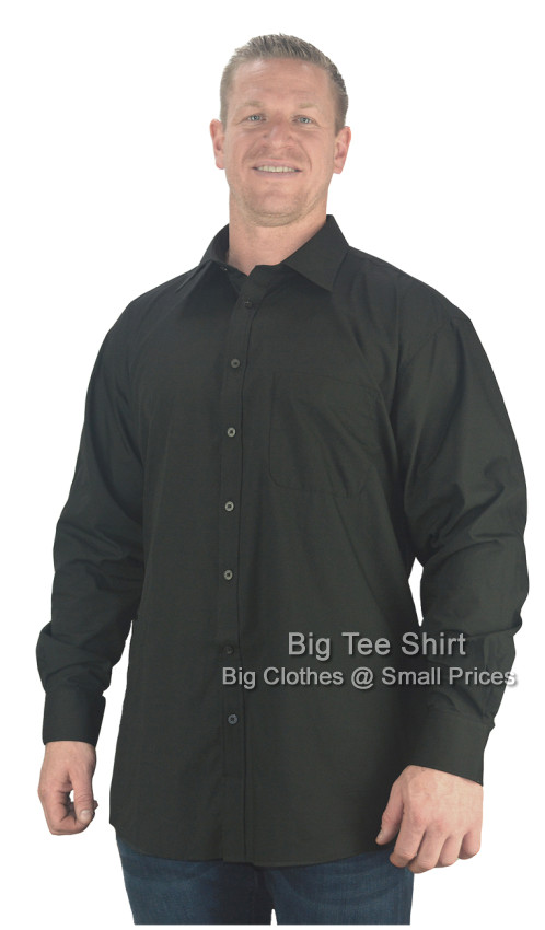 Black Forge Richet Plain Long Sleeve Shirt 
